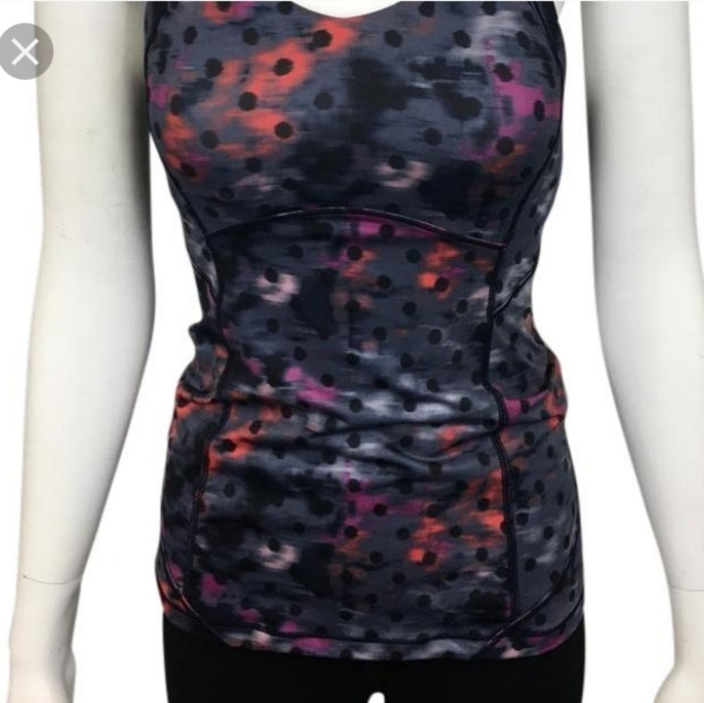 Lululemon Athletica Grey Polka Dot